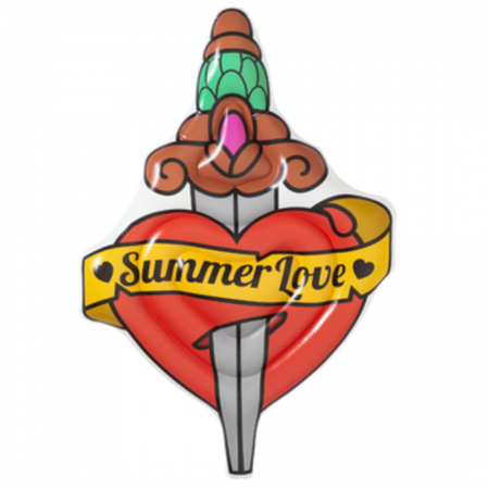 Summer Love Tattoo Pool Float 1.98 x 1.37m