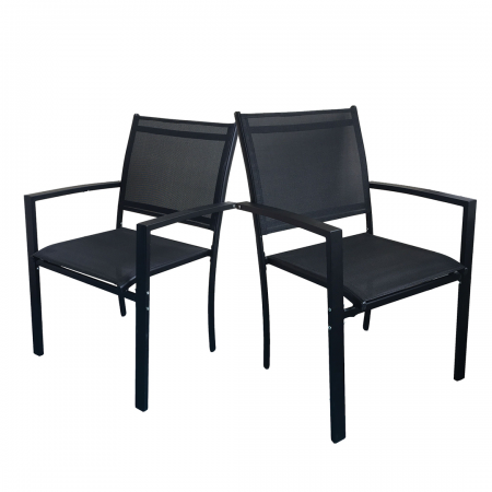 Milano Patio Chair 2-Pack 57 x 57 x 88cm
