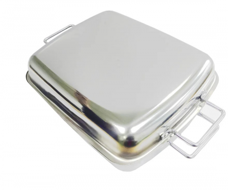 Stainless Steel Large Double Roaster