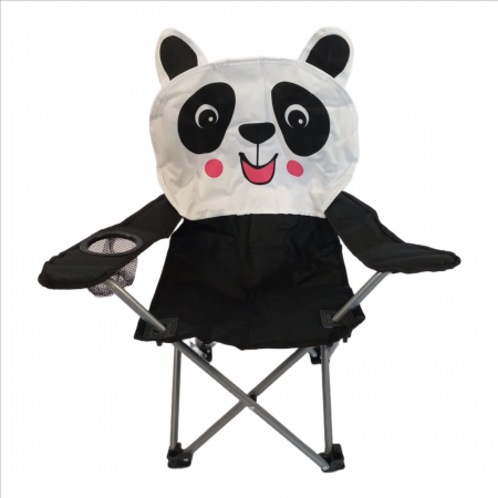 AfriTrail Kids Panda Camping Chair with Cupholder - 50kg