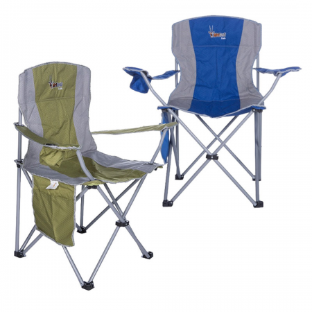 Kudu Padded Folding Chair - Blue - 120Kg . 2 Pack
