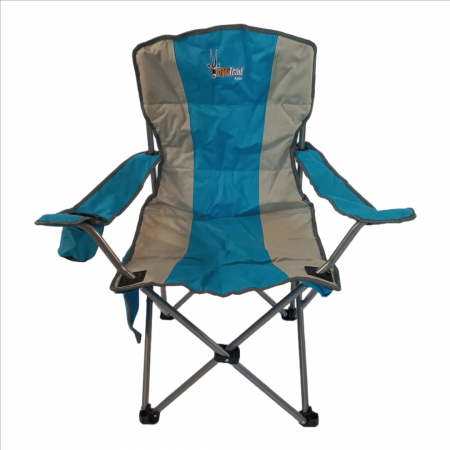 Kudu Padded Folding Chair 120kg Blue