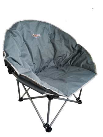 Moon Chair Large 120kg Updated Design Grey