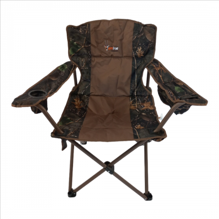 Wildebeest Padded Chair With Cooler Bag 150kg Camo | Seagull