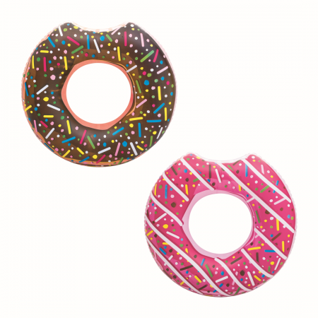 1.07m Donut Ring Chocolate Or Strawberry Assorted