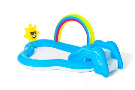 Rainbow N' Shine Pool And Play Center 170L 2.57m x 1.45m x 91cm