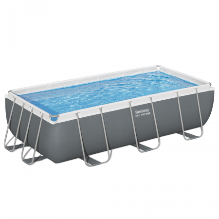 Power Steel Rectangular Frame Pool Set 6478L 4.04m x 2.01m x 1.00m