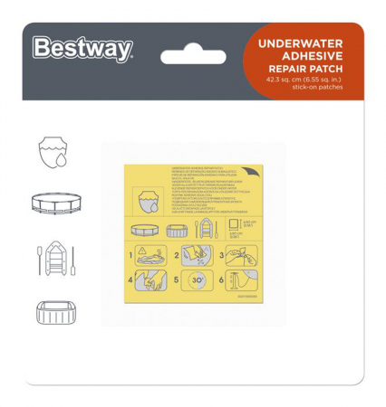 Underwater Adhesive Repair Patch 6.5cm x 6.5cm