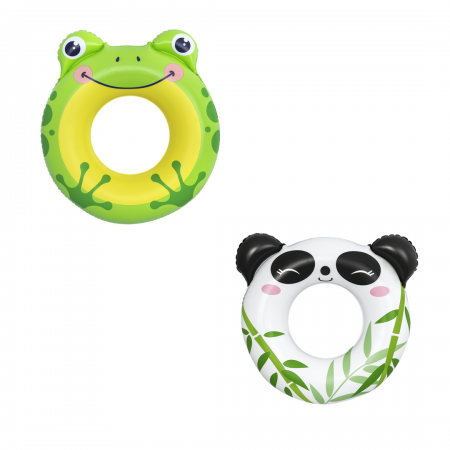 SPLASHPALS SWIM TUBE                                 Size (Panda): 79 cm x 85 cm 
Size (Frog): 85 cm x 76 cm