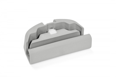 Plastic buckle for bottom rail