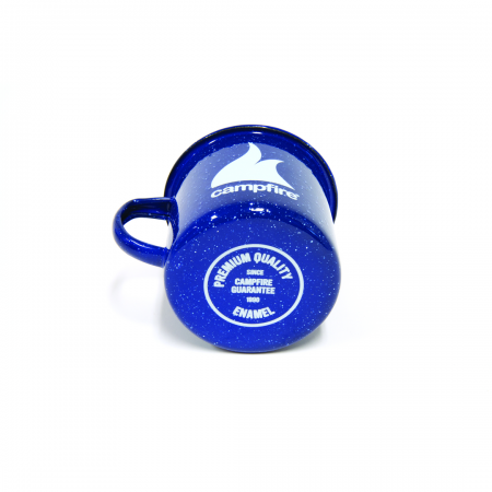 Campfire 9cm Enamel Mug - Navy