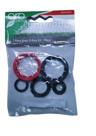 GRO 7-Piece O-Ring Accessory Kit – 19mm (3/4 Inch)