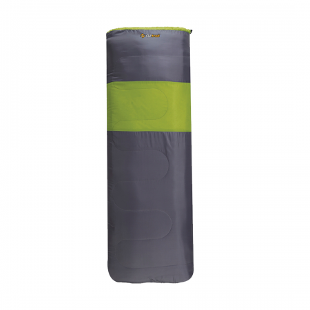KENNEDY SLEEPING bag Includes: 1x Sleeping bag, 170T Polyester stuff sack 2 Assorted colours available: Green & Blue