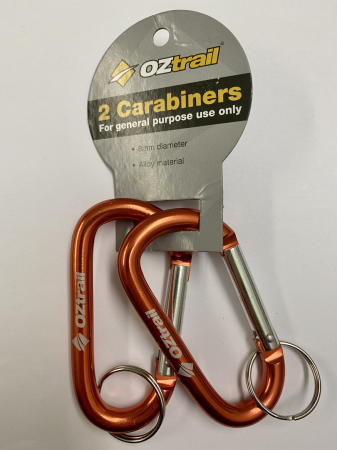 Carabiner 8mm, 2-pack