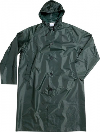 Mens R/R Raincoat/Hood & Drawstring 18 Thickness