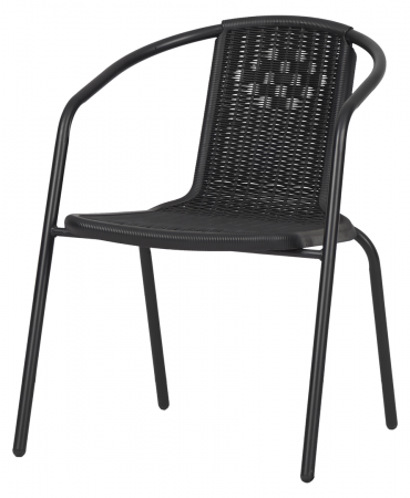 Bistro Chair Stackable - Black