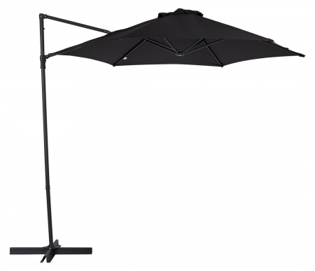 Hanging Umbrella Ø2,7M - Black