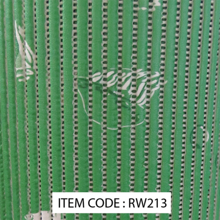 PVC Floor Covering 65cm x 15m Printed Seashells Green