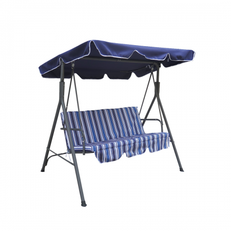 Chill-Out Garden Swing Polyester Blue Stripes