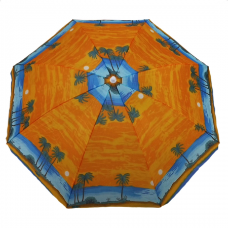 Beach Umbrella Polyester 180cm