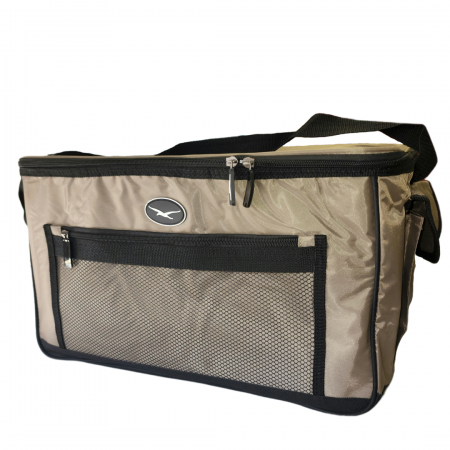 48 CAN (28LT) NYLON COOLBAG - BEIGE