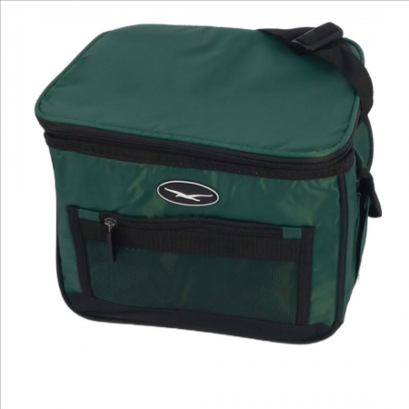 12 CAN NYLON COOLBAG - GREEN