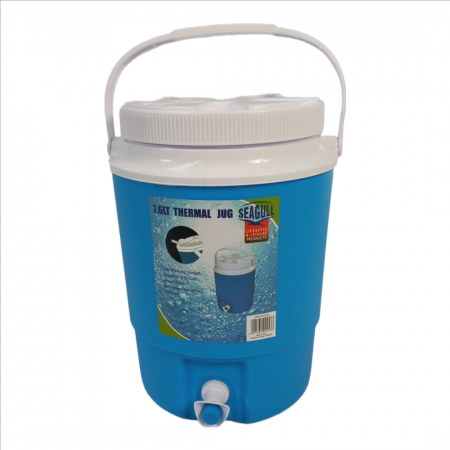 7.6LT THERMAL JUG WITH SPOUT & TAP - BLUE