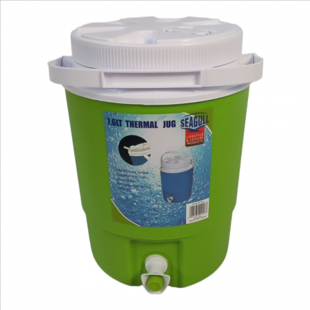 7.6LT THERMAL JUG WITH SPOUT & TAP - GREEN