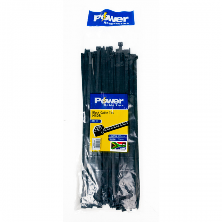 Power Cable Ties 400mm x 7.9 mm-Pk 50