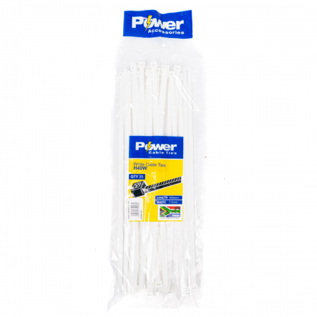 Power Cable Ties 400mm x 7.9mm -Pk 25