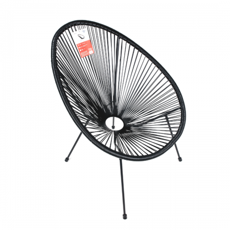 ACAPULCO DELUXE CHAIR
String Chair: 72.5X76X88CM
Steel and PE Rattan
PE Round Rattan Dia 4MM