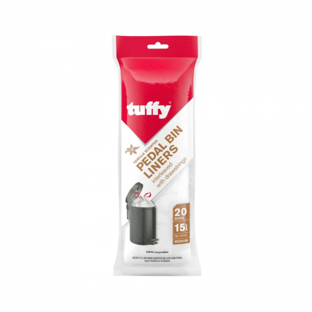Tuffy Vanillla Scented Pedal Bin Liners 20 Pack