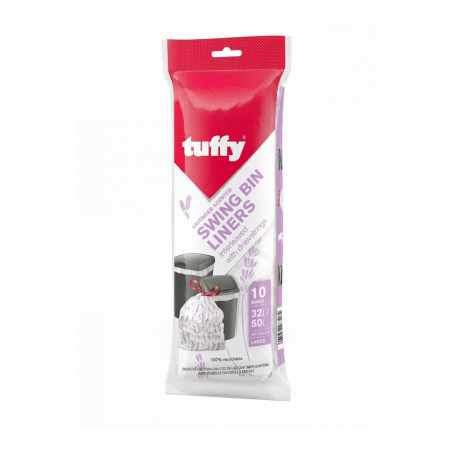 Tuffy Lavender Scented Swing Bin Liners 10 Pack