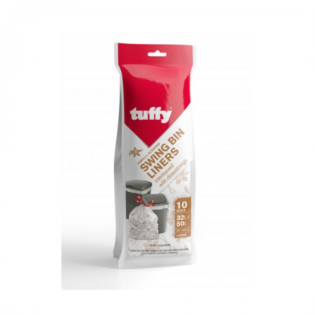 Tuffy  Vanilla Scented Swing Bin Liners 10 Pack