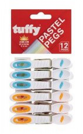 TUFFY PASTEL PEGS 12's