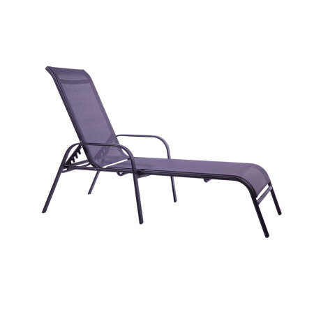Pool Lounger 2-Pack Graphite/Grey